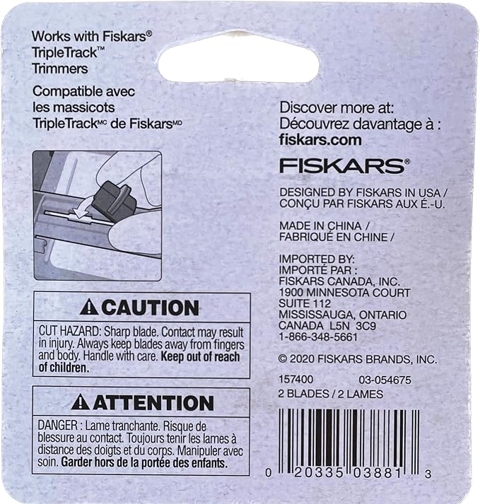 Fiskars 157400-1001 Titanium TripleTrack High Profile Cutting Replacement - Image 2