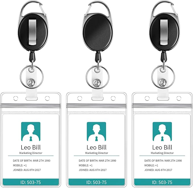 Puroma 3 Pack Badge Holder by Puroma