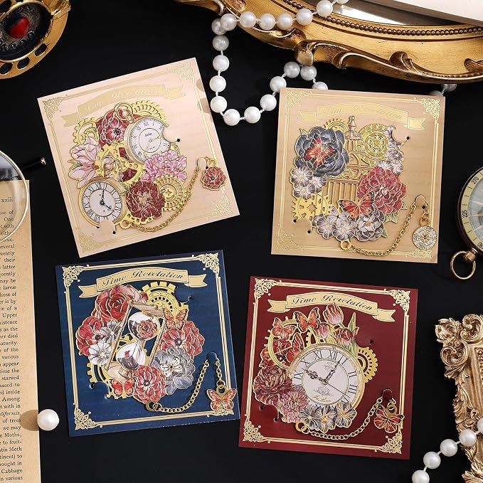 4pcs Vintage Metal Bookmark - Image 2