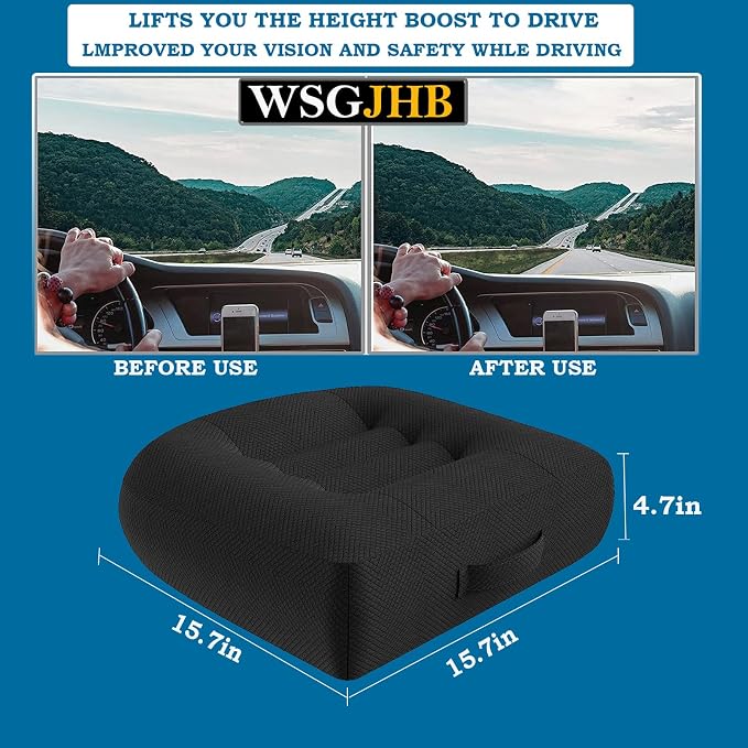WSGJHB Car Booster Seat Cushion Posture Cushion - Image 3
