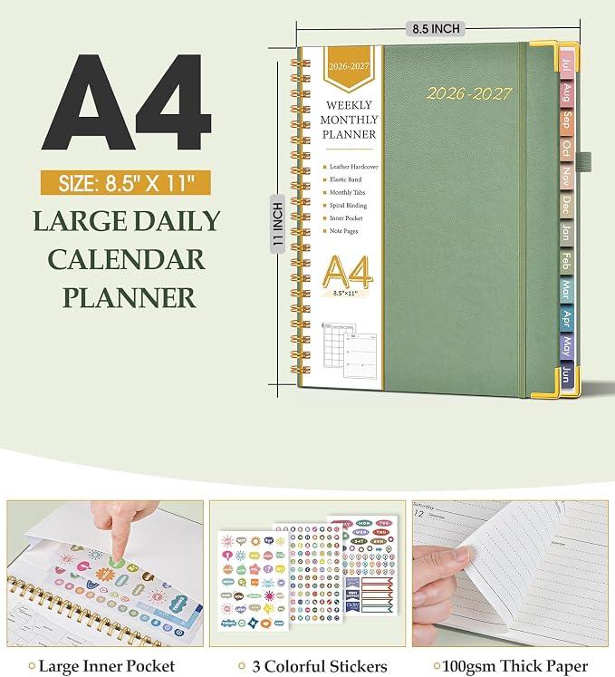 2026-2027 Appointment Book, Academic Weekly and Monthly Calendar Planner from - Image 5