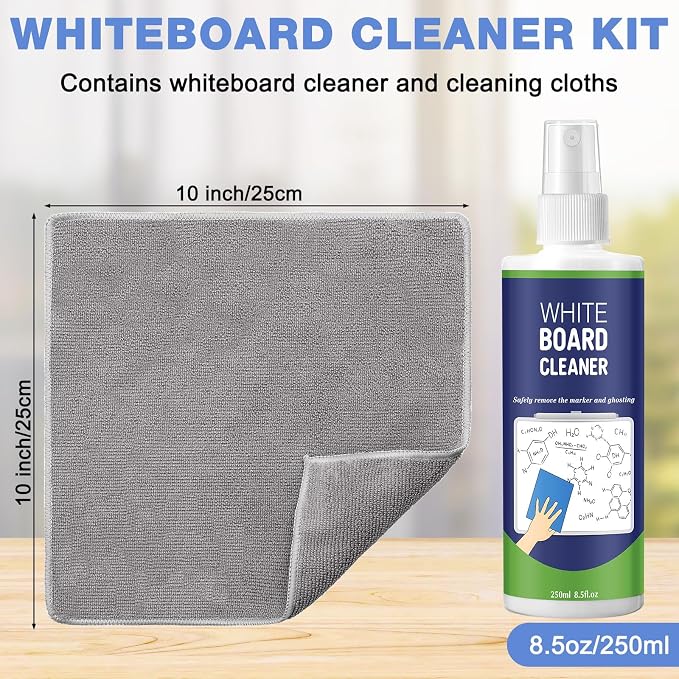 Dansib 24 Pack Non-toxic Whiteboard Cleaner 8.5fl oz Dry Erase Board Cleaner - Image 2