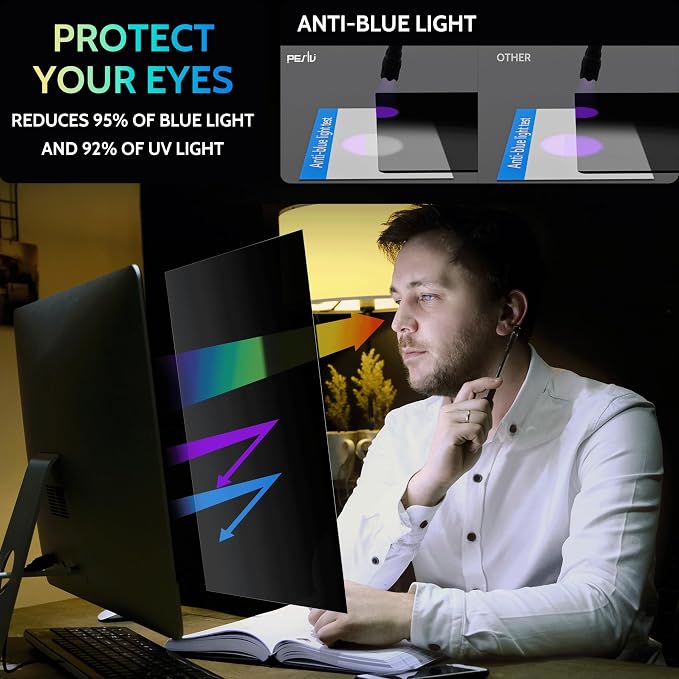 Peslv 19 Inch Privacy Screen for Computer Monitor 5:4 Aspect Ratio, Eye - Image 6