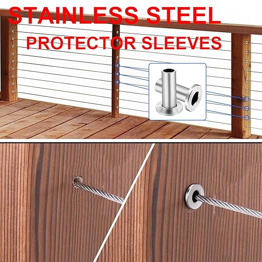 BLIKA 100 Pack Stainless Steel Protector Sleeves - Image 5