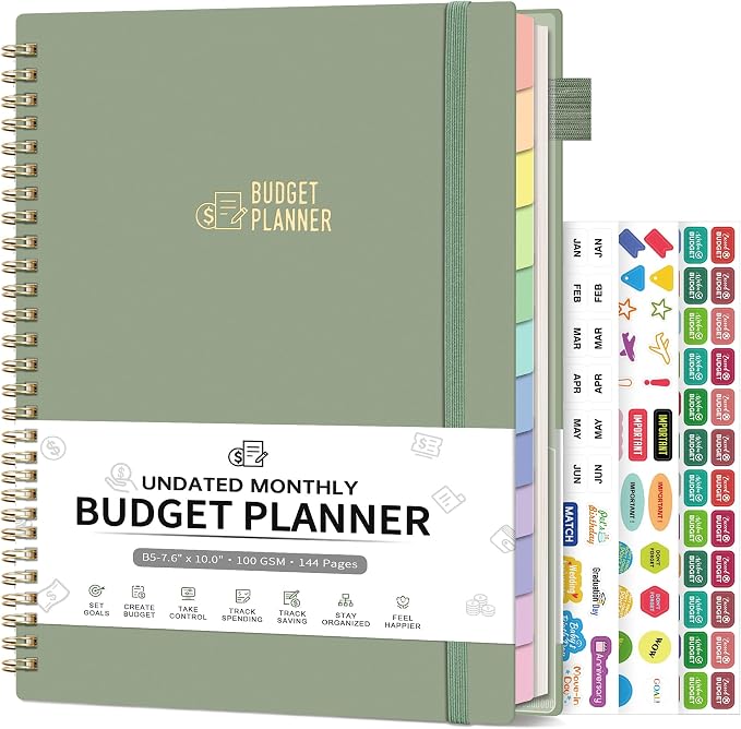 Budget Planner - Monthly Budget Book by LOAPEM