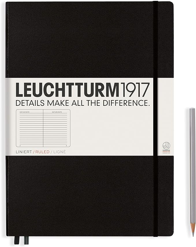 LEUCHTTURM1917 - Notebook Hardcover Master Classic A4+ - 235 Numbered Pages by LEUCHTTURM1917