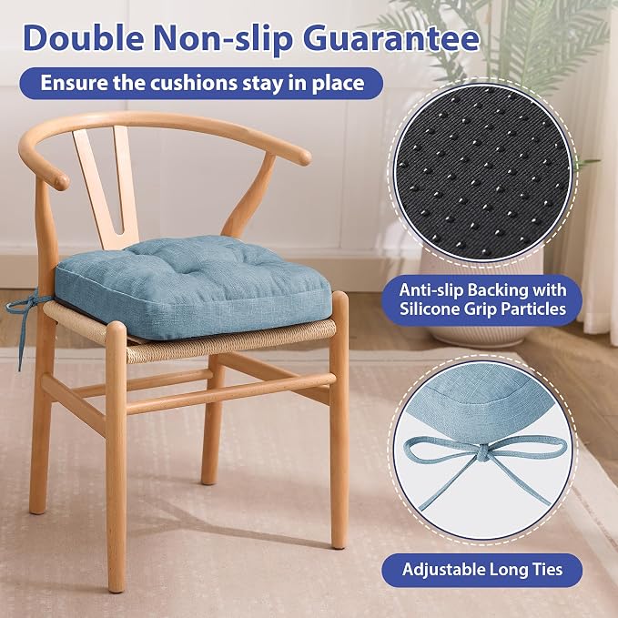 IASEAHK Chair Cushions for Dining Chairs, Dining Chair Cushions, Tufted Indoor - Image 4