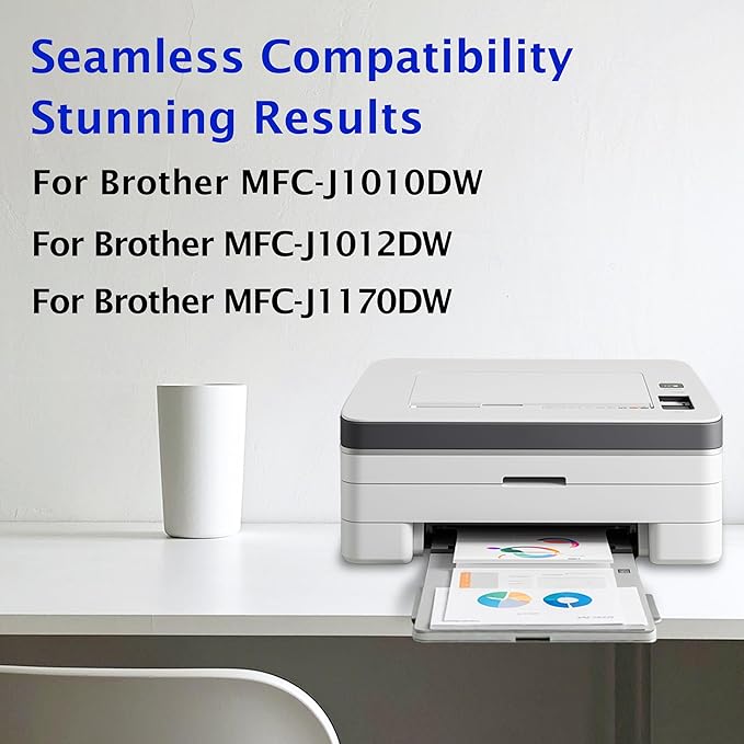 for Brother LC401XL LC406XL Ink Cartridges (2BK LC406XL Ink Cartridges)-DeskLoop Office