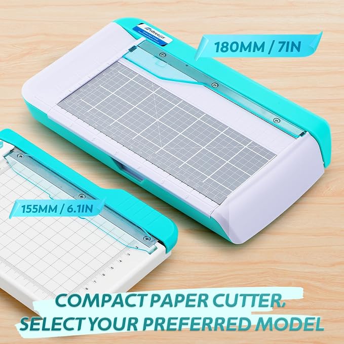 Small Paper Cutter for 7 inch Cut Length, Portable& Mini Paper Cutter - Image 6