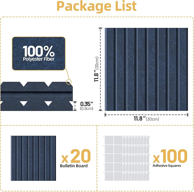 Large Cork Board for Wall 48" x 60" Blue Bulletin Board - Image 7