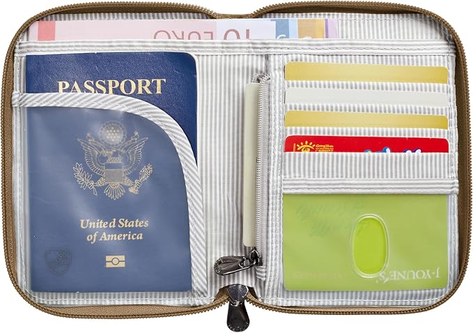 Travelon RFID Blocking Passport Zip Wallet - Image 6