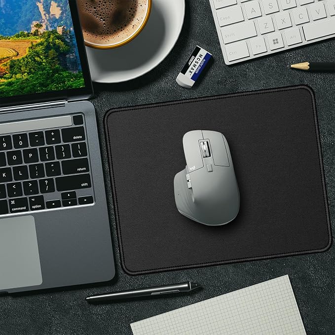 Mouse Pads, Office and Gaming, Stitched Edges, Rubber Anti Slip Base Mouse pad - Image 4