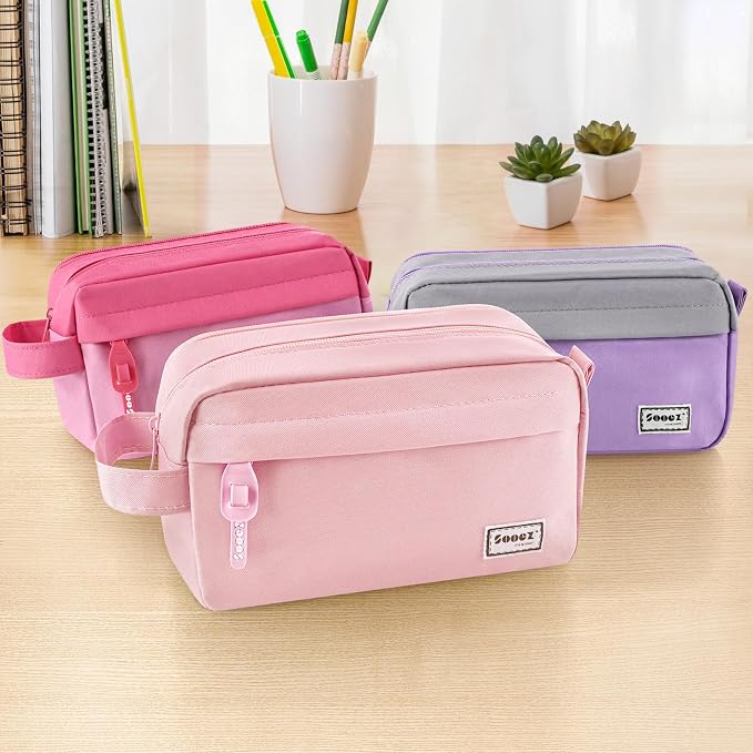 Sooez Original High Capacity Pencil Case, Big Pencil Bag Pouch Box Organizer - Image 5
