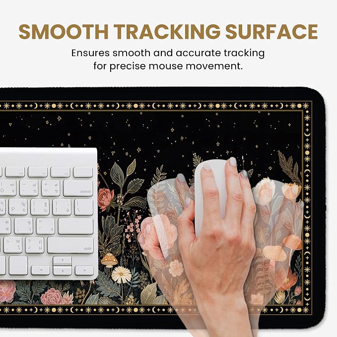 Aesthetic Desk Mat, Cute Wildwood Fox Desk Pad Protector - Image 4