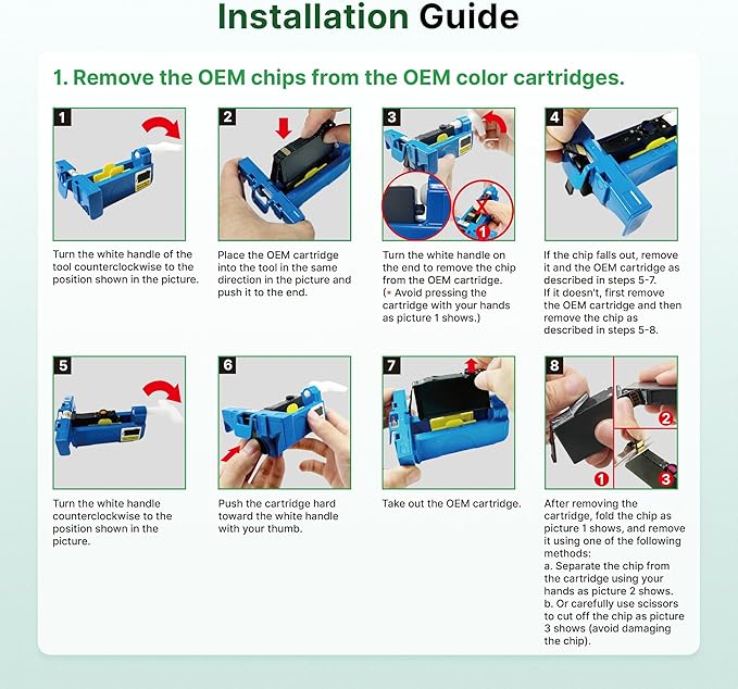923 Ink Cartridges Combo Pack Without Chip High Yield Compatible for HP 923 Ink Cartridges 923XL Work for OfficeJet Pro 8130e 8135e 8139e 8138e 8120e 8122e 8124e (4 Pack, Black Cyan Magenta Yellow)-DeskLoop Office