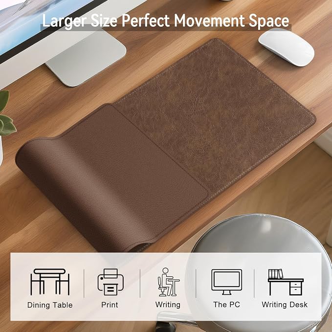 Imitation Crazy Horse Leather Desk Mat - Image 4