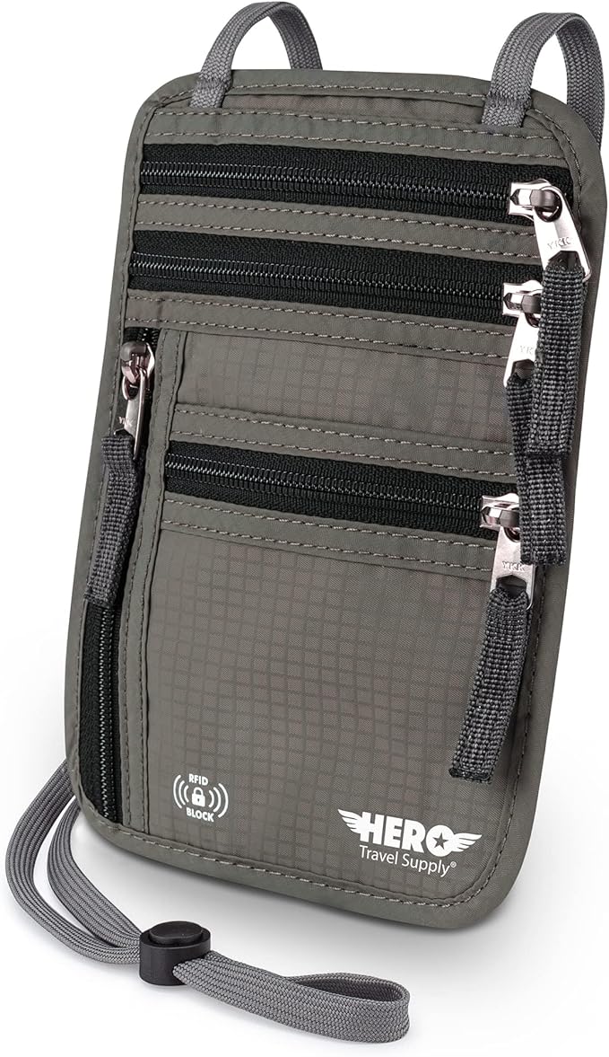 HERO Neck Wallet by HeroTravelSupply