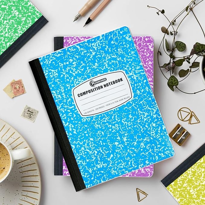 Rosmonde 5000 Pack Composition Notebooks Bulk, Wide Ruled, 100 Sheets, 9-3/4 x - Image 8