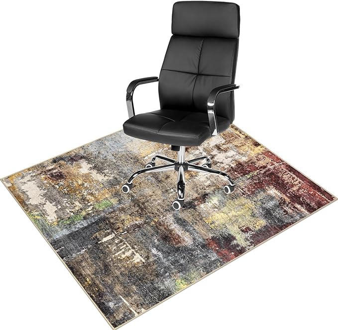 Anidaroel Office Chair Mat for Hardwood Floor, Anti-Slip Computer Chair Mat by Anidaroel