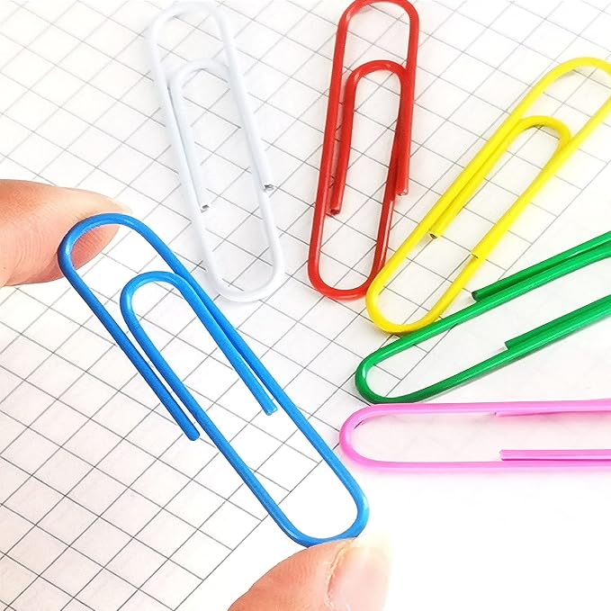 Paper Clips, Large Colored Paper Clips - Image 3