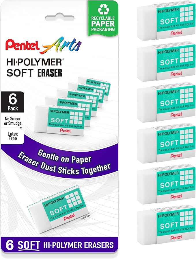 Pentel Hi-Polymer Soft Eraser by PentelofAmerica