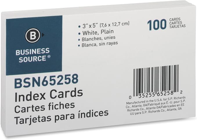 Business Source Index Cards - Image 3