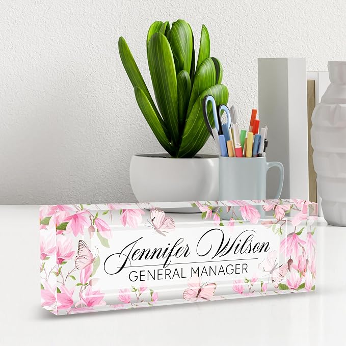 Desk Name Plate Personalized, Personalized Name Plate - Image 6