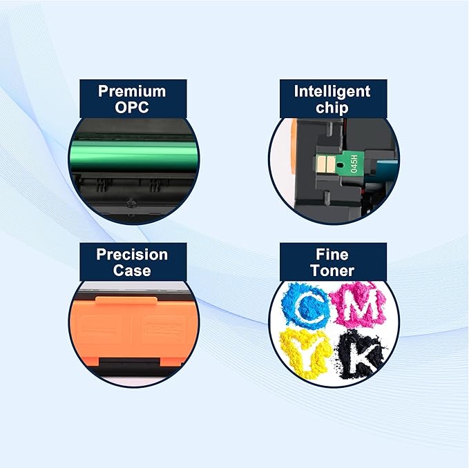 116A Toner Cartridge Set Replacement for HP Color Laserjet Pro 150A 150nw 178nw 178nwg 179fnw 179fwg Printer Toner (Black,Cyan, Magenta, Yellow 4 Pack)