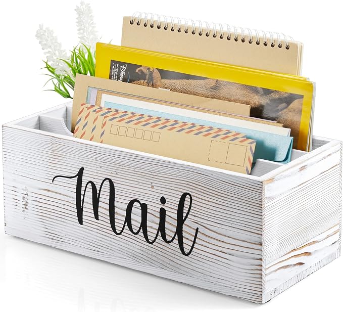 DRASTAR Mail Organizer Countertop, Mail Holder by EnhanceYourDailyLife