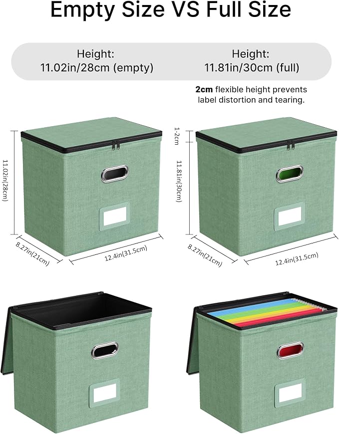 Oterri 2 Pack File Organizer Boxes - Image 3