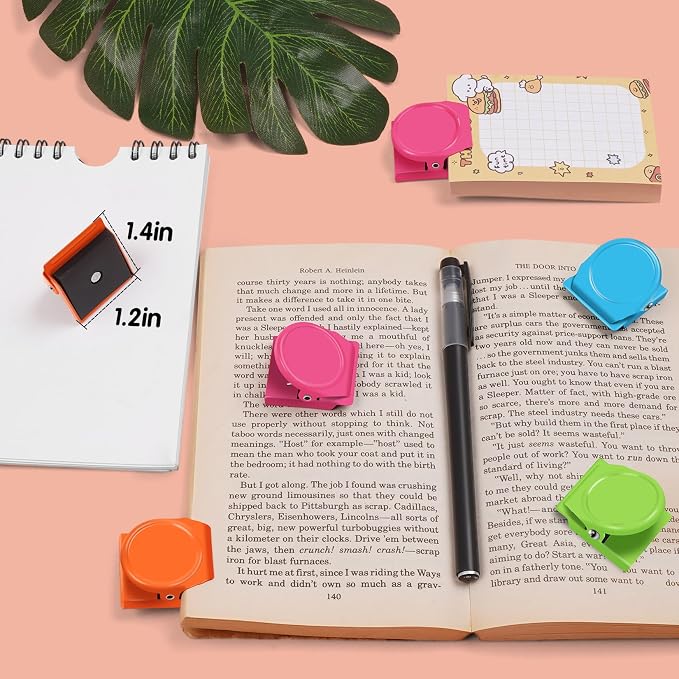 VNDUEEY 24 Pcs Magnetic Clips, Fridge Magnets Refrigerator Magnet, Magnet Clips - Image 6