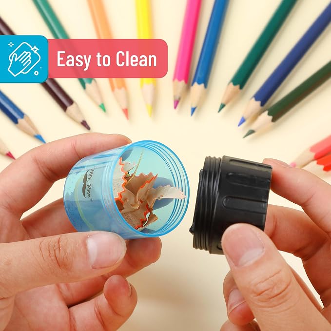 Mr. Pen- Pencil Sharpeners Manual, 24 Pack, Dual Hole | Bulk Handheld Pencil - Image 5