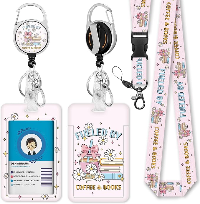 Giancomics Fueled by Coffee Books Lanyards by Giancomics