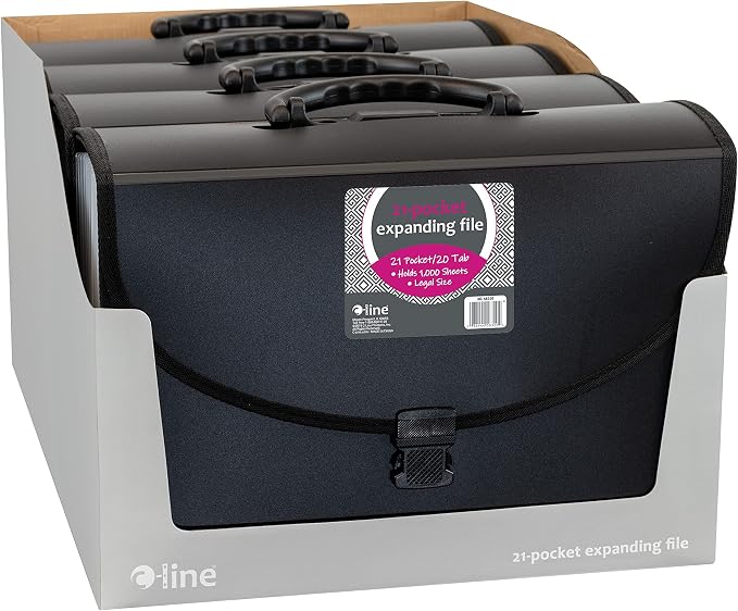 C-Line 21-Pocket Poly Expanding File - Image 5