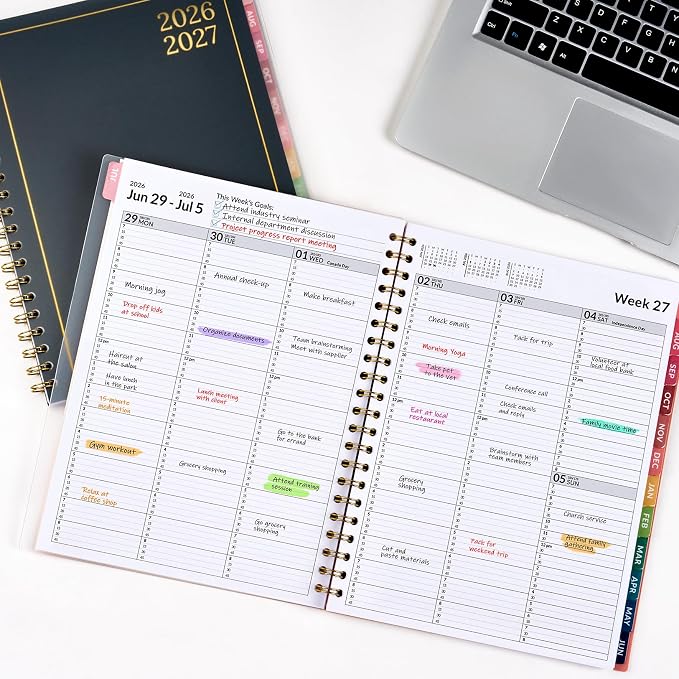 Forvencer Appointment Book Planner 2026-2027, Daily Weekly Monthly Calendar - Image 7