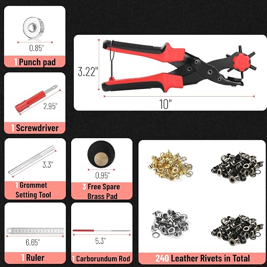 UNCO- Leather Hole Punch Tool Set - Image 2