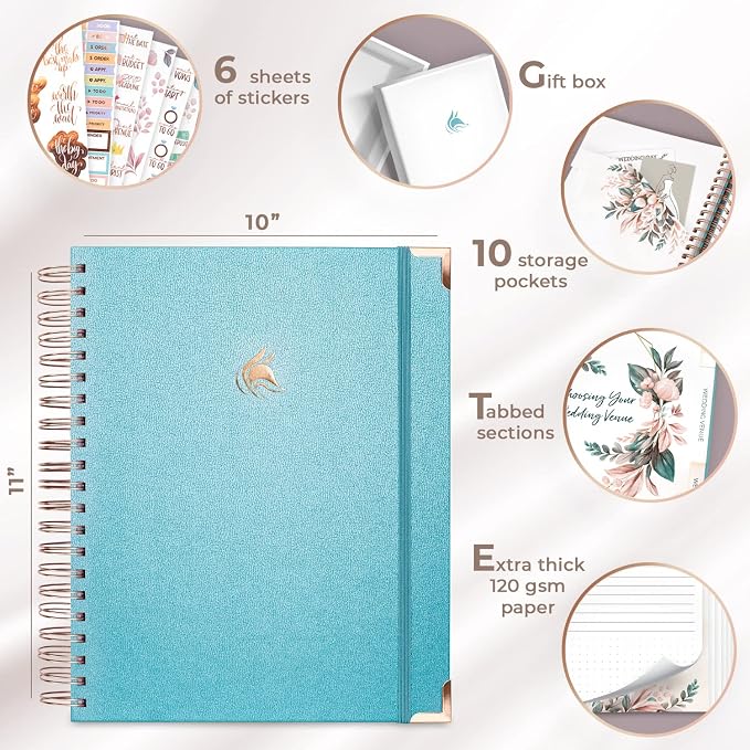 Clever Fox Wedding Planner – Notebook Organizer - Image 6