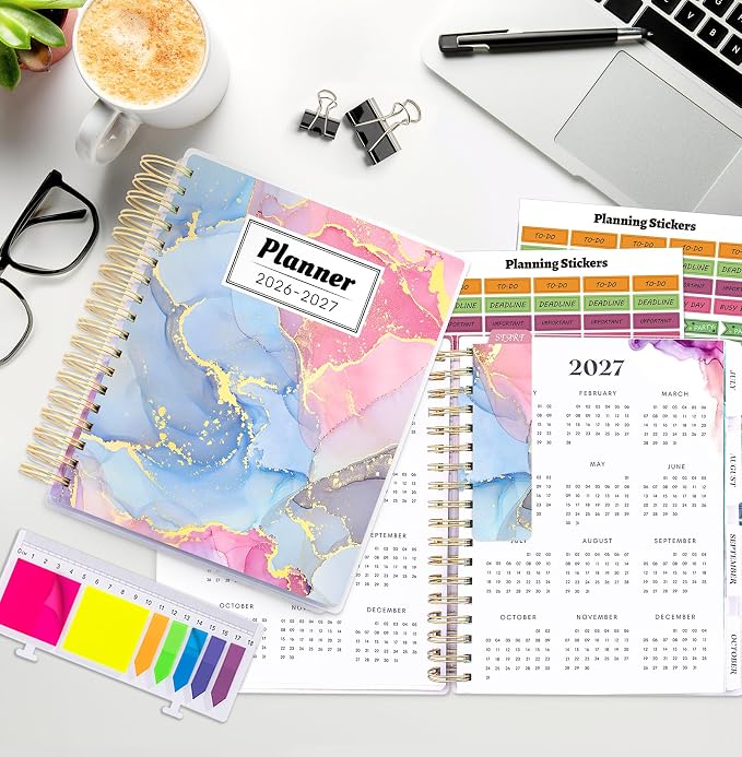 Planner 2026-2027, Large 18 Months Academic Daily Weekly Monthly Planner Yearly - Image 9