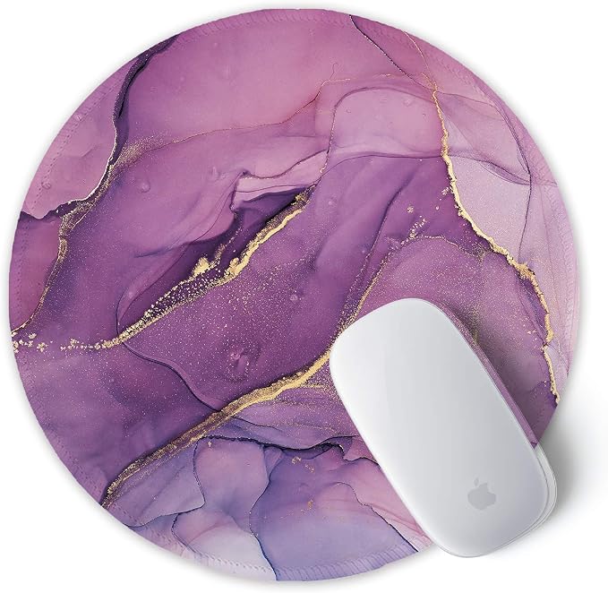 ITNRSIIET Round Mouse Pad with Stitched Edge Premium-Textured Waterproof - Image 2