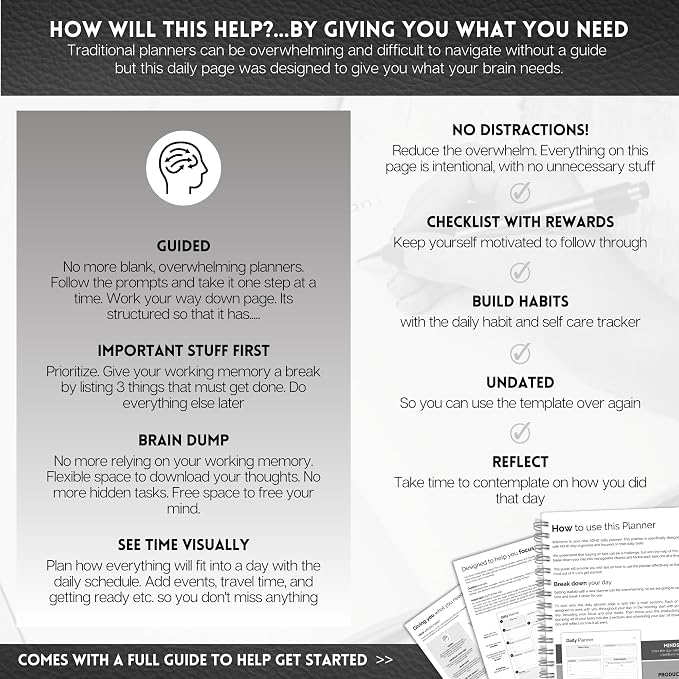 ADHD Daily Planner for Neurodivergent Adults - Image 7