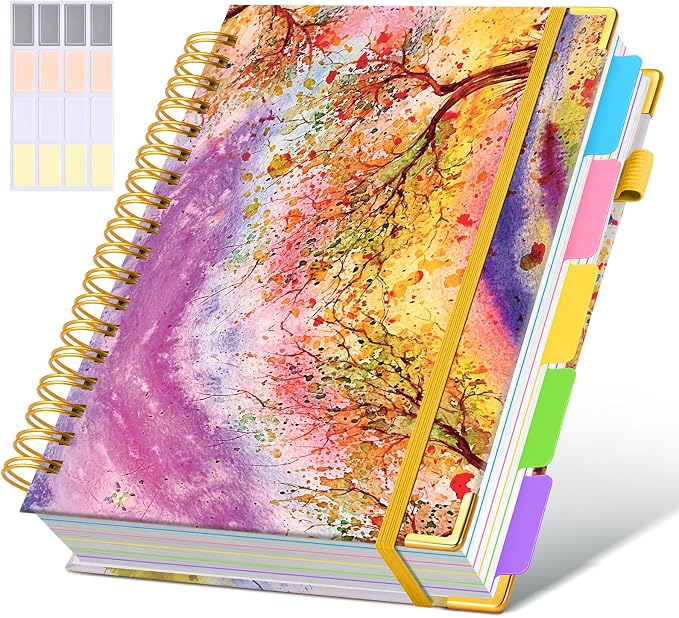 Hardcover Spiral Notebook Journal by dilitego