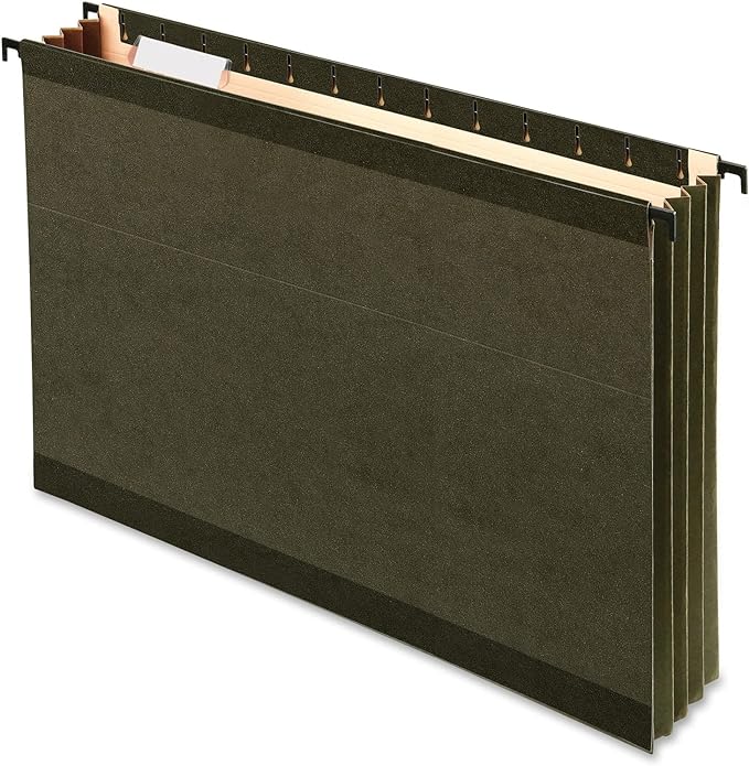 Pendaflex SureHook Hanging File Folders, Legal Size, Standard Green by Pendaflex