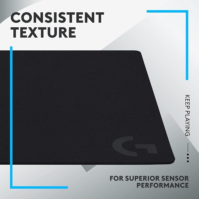 Logitech G640 Large Cloth Gaming Mouse Pad, Optimized - Image 3