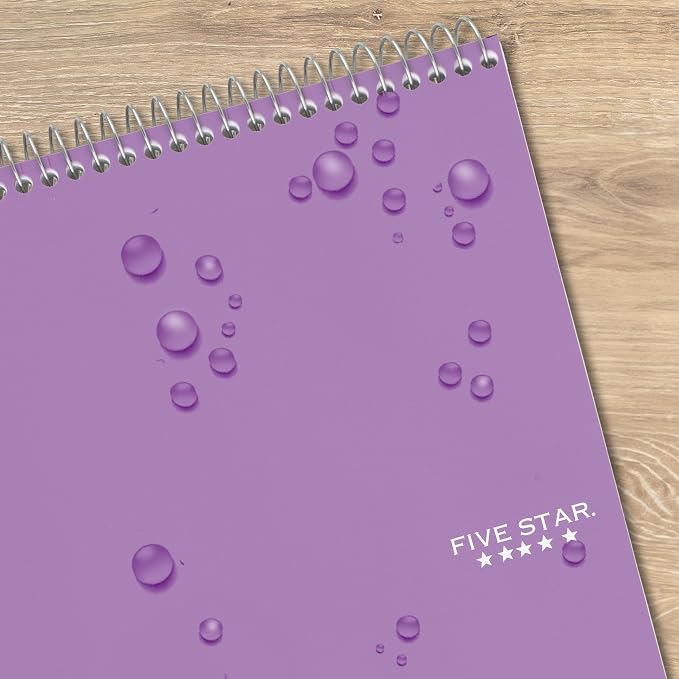 Five Star Top Spiral Notebook + Study App, 1 Subject, College Ruled Notepad - Image 6