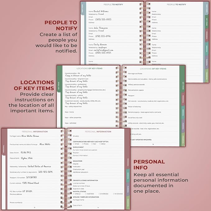 Clever Fox When I Die Planner - Image 3