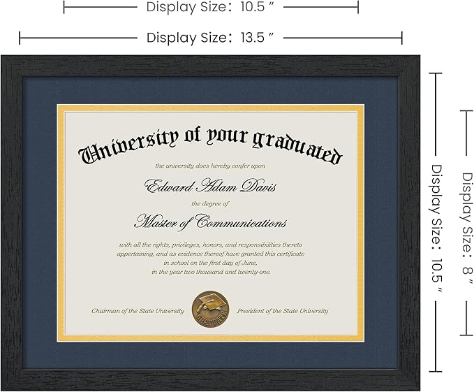 upsimples 11x14 Diploma Frame Certificate Degree Document Frame - Image 3