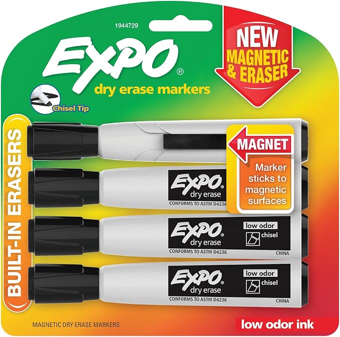 Expo Magnetic Dry Erase Markers by Unknown