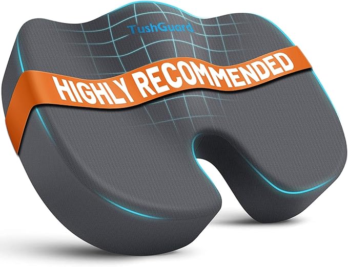 TushGuard Seat Cushion, Office Chair Cushions, Car Seat Cushion, Non-Slip by TushGuardSeatCushonsPillows
