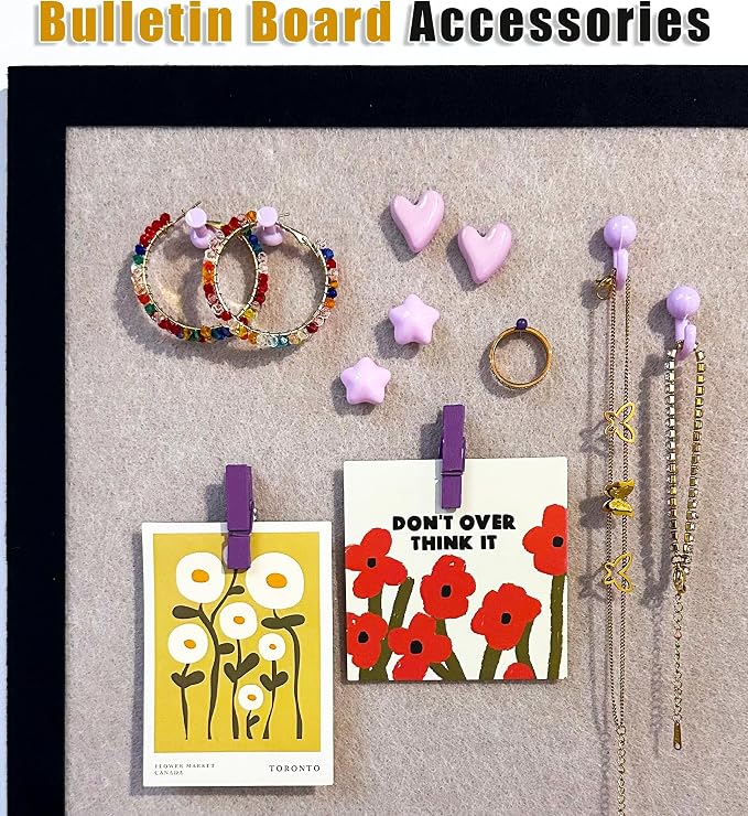KEYDUACU 150 Pcs Purple Push Pins Set, Metal Thumb Tacks, Decorative Push Pins - Image 5