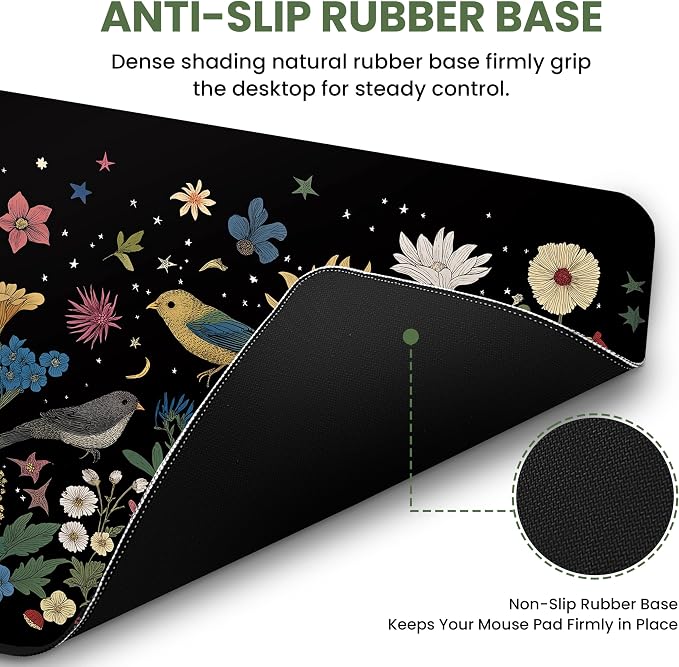 Aesthetic Desk Mat, Cute Enchanted Garden Desk Pad Protector - Image 3